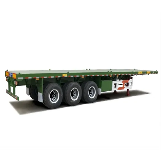 Chassi de alta ligação plana de 3, 4 e 5 eixos, plataforma de aço para veículos, parede lateral, cerca para transporte de granéis, parede lateral para reboque de carga pesada