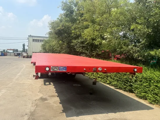 Venda de fábrica de contêineres novos para transporte de carga a granel, semi-reboque plataforma de 40 pés