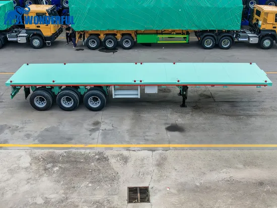 China Veículo a granel de alumínio com capacidade para transporte pesado personalizado, semi-utilitário, plataforma plana, caminhão com plataforma plana, contêiner e reboque