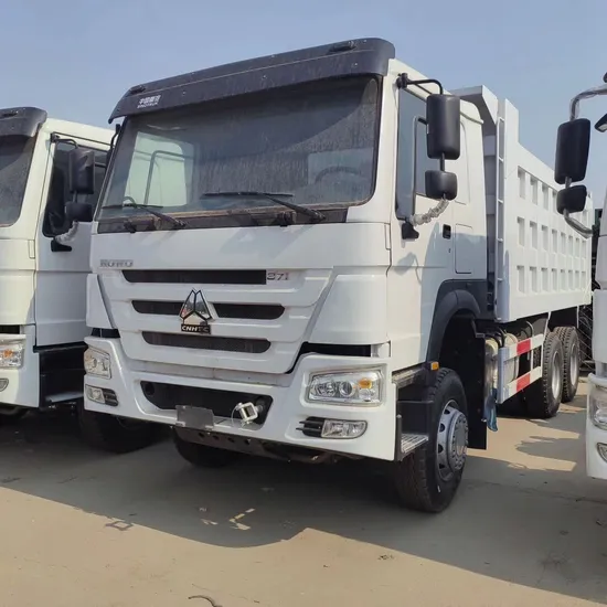 Usado Sinotruk HOWO 6X4 371 375 HP 380 400 420 430 HP Transporte de Carga Pesado Segunda Mão 371 375 HP 10 Rodas 40