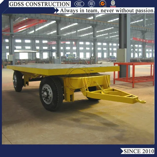 Caminhão de reboque com barra de tração completa, cor verde, reboque de caminhão de reboque