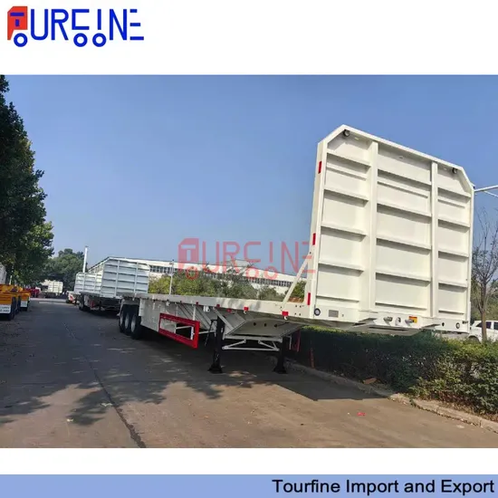 3 Eixos Heavy Duty Cargo Superlink 20FT 40FT Container Flatbed Semi Trailer Container de Transporte e Reboque de Carga a Granel