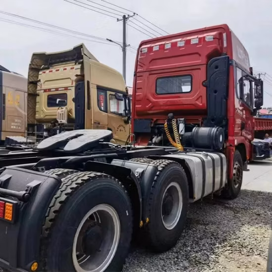 Mini caminhão basculante para esteiras, caminhão trator Shacman F3000, usado, 6X4, LHD, RHD, motor WP, GNL, caminhões trator de segunda mão