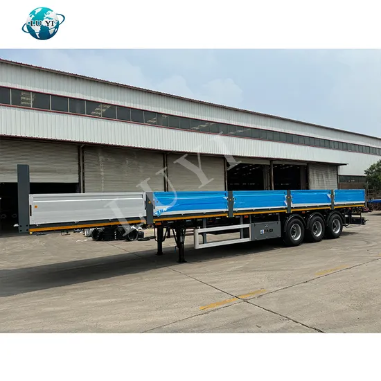 Fabricantes de chassis de contêiner de 3 eixos, contêineres a granel, cercas laterais, caminhões de carga e semi-reboques