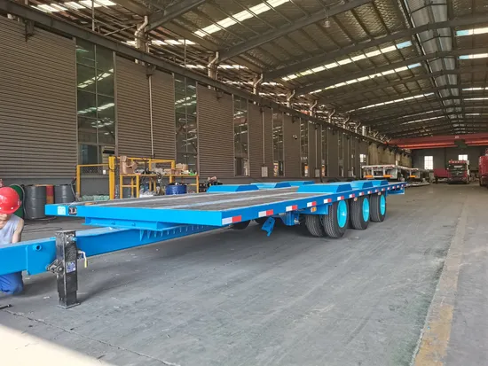 Venda direta de fábrica durável 3 eixos barra de tração parede lateral caminhão semi reboque cerca carga reboque completo