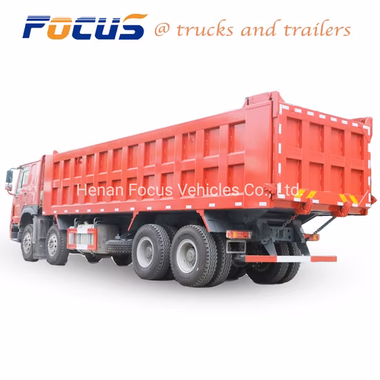 Preço de fábrica Cnhtc HOWO/FAW/Shacman/JAC/Foton/Iveco/Isuzu 8*4 6*4 Caminhão basculante