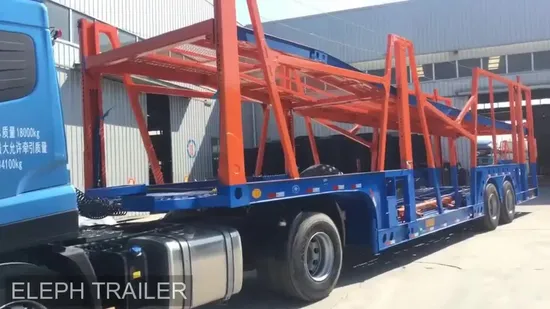 Eleph 2 3 Eixos Auto Car Transport Trailer Car Carrier Trailer